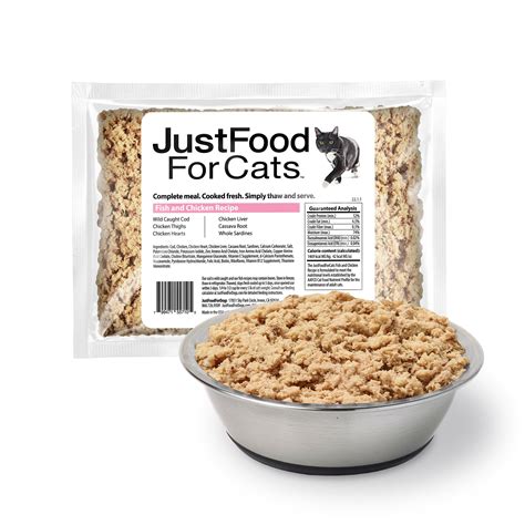 Justfoodfordogs Daily Diets Fish And Chicken Frozen Cat Food 18 Oz Petco
