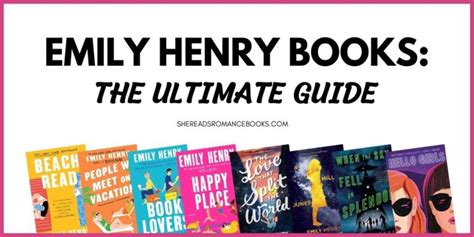 Emily Henry Books In Order The Ultimate Guide To This Best Selling