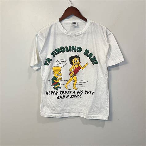Vintage Bootleg Bart Ll Cool J T Shirt 90s Simpsons Betty Boop Grailed