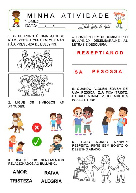 Atividade Sobre Bullings 2 Ano