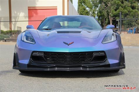 Eye Candy Lavender Turquoise Corvette Stingray