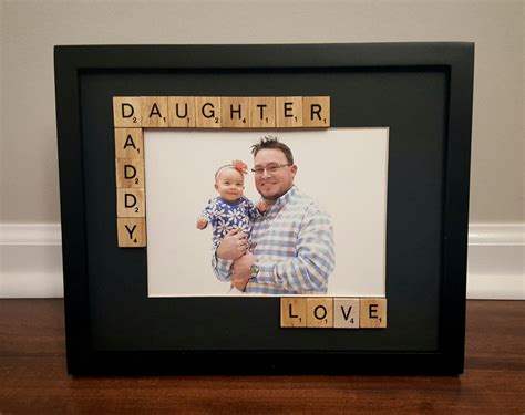 Fathers Day T For Dad From Daughter Daddy Frame Dad Picture Frame