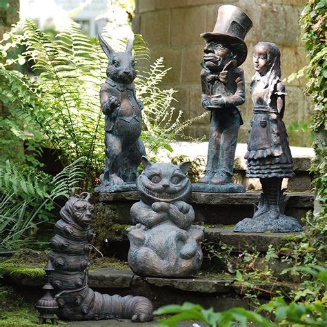 Buy Starting Hn Alice In Wonderland Garden Sculpturesalice Cheshire