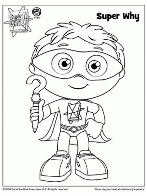 Super Why Coloring Child Coloring Vrogue