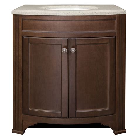 Bathroom cabinets and vanities are typically made from one of three materials: Bathroom: Bathroom Vanities At Lowes To Fit Every Bathroom ...