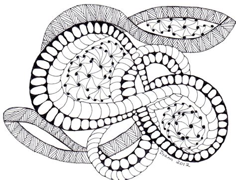 Tangle111 By Diann2012 Doodles Zentangles Tangle Doodle Doodle Lines