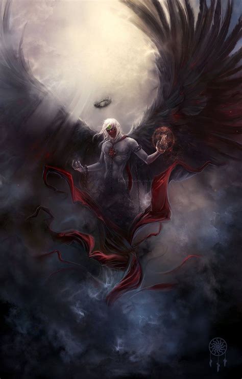 The Dark By Ladyowl On Deviantart Melek Sanat Dark Fantasy Art