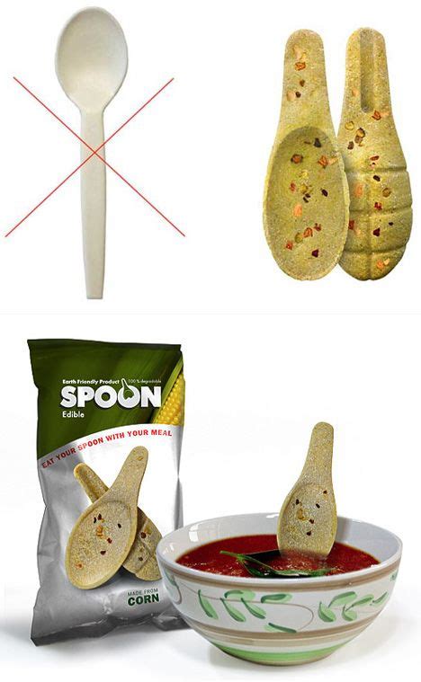 Tasty Utensils Edible Spoon For Sustainable Consumption Sustainable Food Sustainable Design