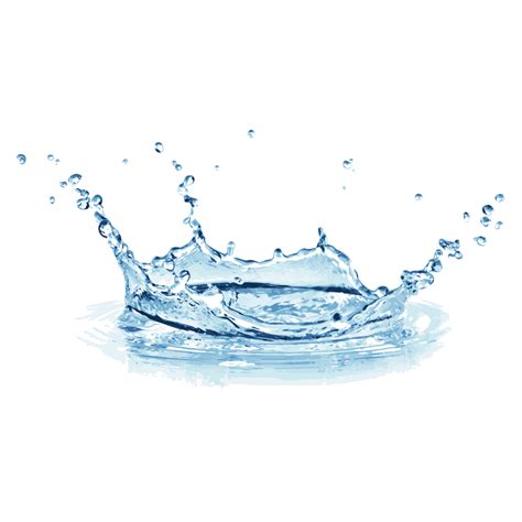 Water Splash Drop Euclidean Vector Splash Water Vortex Png Download