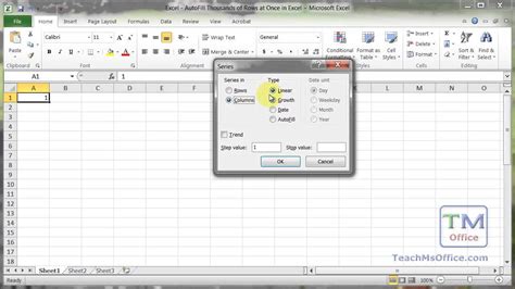 Excel - AutoFill Thousands of Rows at Once in Excel - YouTube