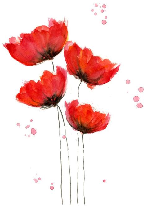See more ideas about watercolor, watercolor cards, watercolor art. Resultado de imagen de easy watercolor flowers ...