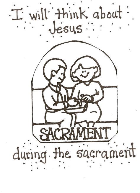 Lds Primary Sacrament Coloring Pages Coloring Pages
