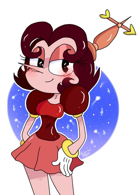 Hilda Space Cuphead Game By Fanshine On