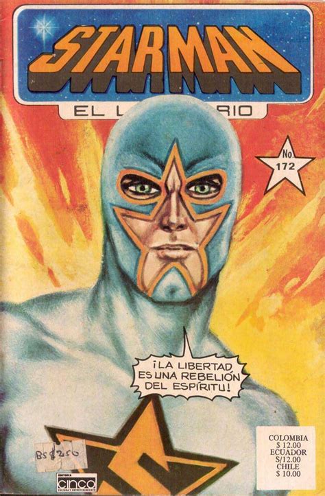 Superheroes Of Mexico Superhero Comic Covers Starman