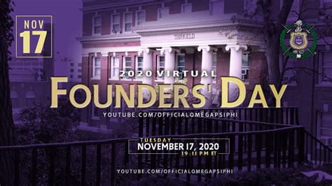 2020 Virtual Founders Day Omega Psi Phi Fraternity Inc