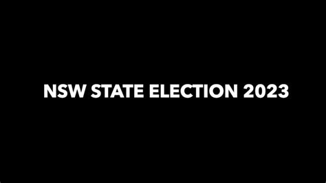 Nsw State Election 2023 Youtube
