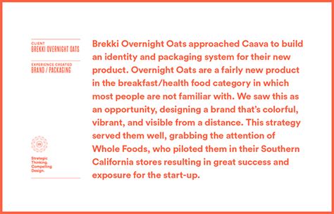 brekki overnight oats brand and packaging on behance