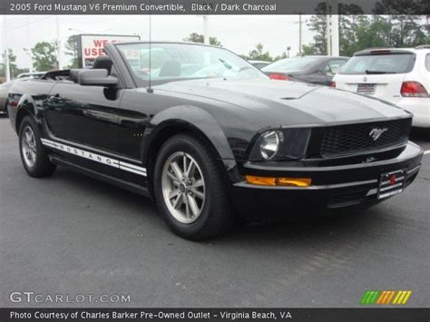 View vehicle details and get a free price quote today! Black - 2005 Ford Mustang V6 Premium Convertible - Dark ...