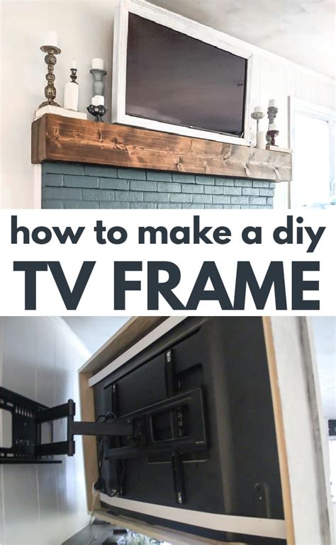 How To Build A Cheap And Easy Tv Frame That Swivels
