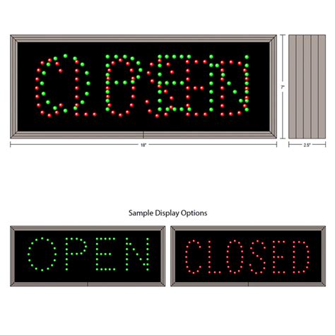 Outdoor Illuminated Open Sign Outdoor Lighting Ideas