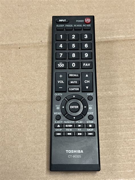 Toshiba Tv Remote Control Ct 90325 Oem Tested Ebay