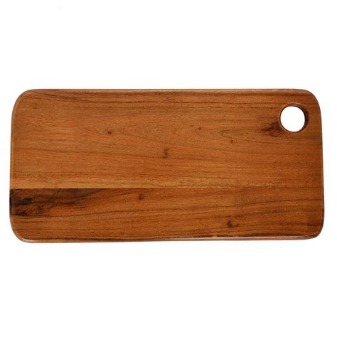 Brown Rectangle Wooden Chopping Board Ecraftindia Online