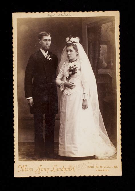 1880s Untitled Bride And Groom Edwardian Wedding Harvard Art