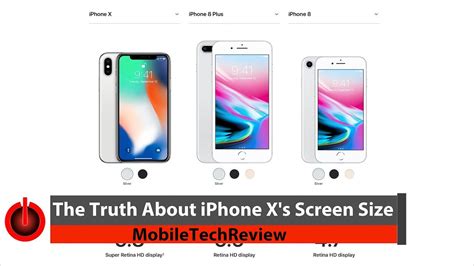 The Truth About Iphone Xs Screen Size Youtube