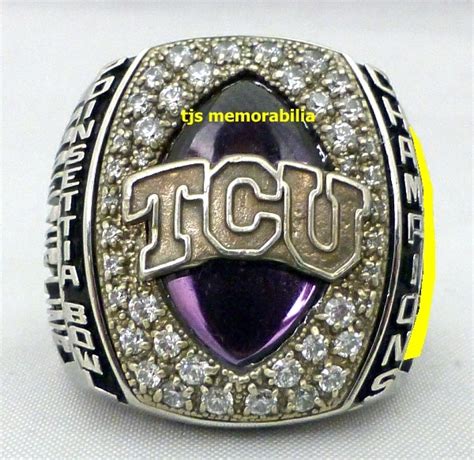 Tcu Texas Christian Horned Frogs Poincetta Bowl Championship Ring Buy And Sell