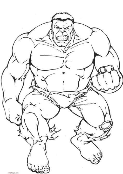 Dibujos de Hulk para colorear