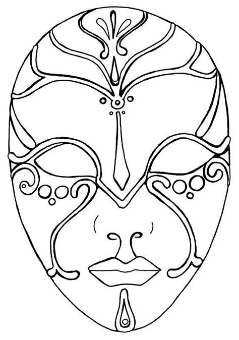 Moldes Para Máscaras De Carnaval Mask Painting Coloring Pages