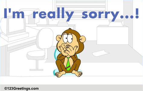 With tenor, maker of gif keyboard, add popular i'm really sorry animated gifs to your conversations. I'm Really Sorry! Free Apologies eCards, Greeting Cards ...