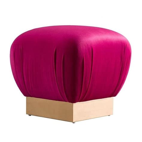 Buy velvet ottomans and get the best deals at the lowest prices on ebay! Round Fuchsia Lucille Ottoman