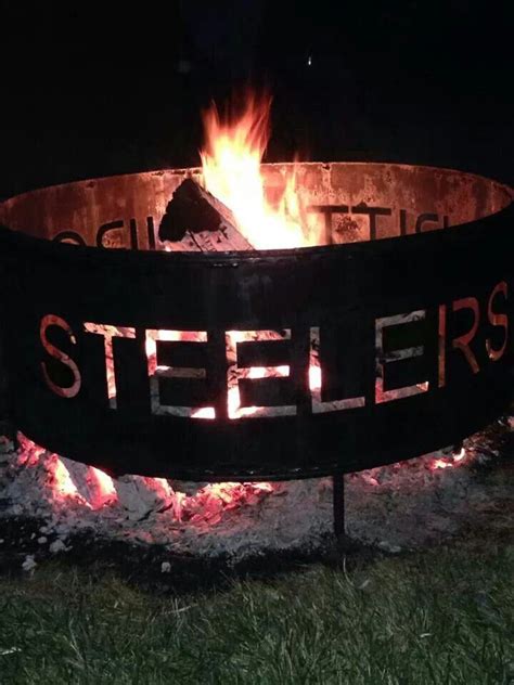 Check spelling or type a new query. Pittsburgh steelers fire pit ring | Pittsburgh steelers ...