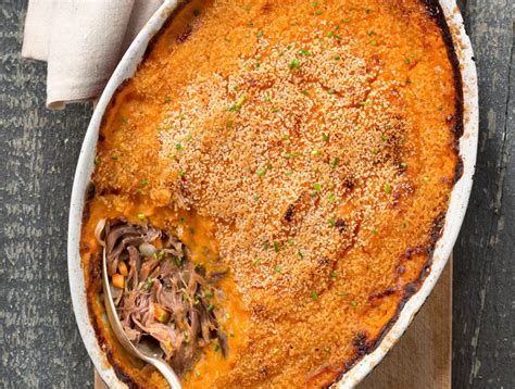 Parmentier de canard à la patate douce