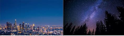 Difference In The Night Sky With And Without Light Pollution Download