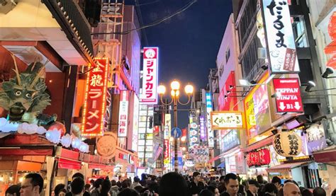 An electric culinary capital where food crawls fuel epic sightseeing. Osaka