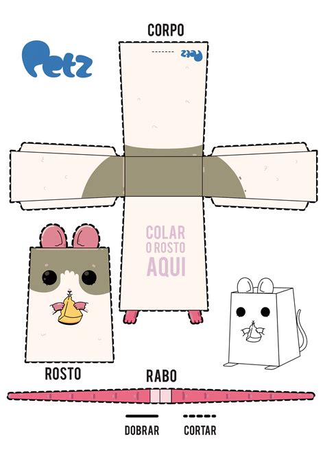 Rato Paper Toy Ft Petz And Gar Guam Animal Rescue Escuela And Petco