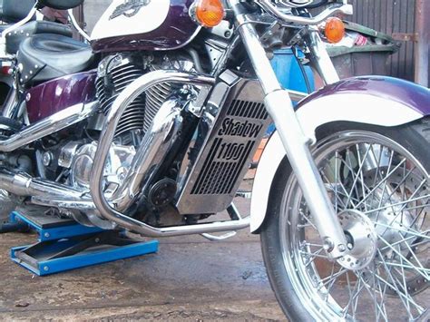 The honda vt1100c2 was more commonly known as the honda shadow ace (american classic edition). osłona chłodnicy HONDA VT 1100 SHADOW ACE (C2-SC32 ...