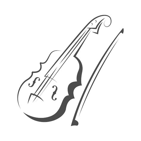 Premium Vector Violin Logo Icon Design