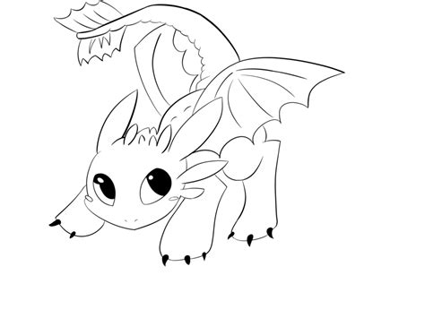 Chibi Toothless Pages Coloring Pages