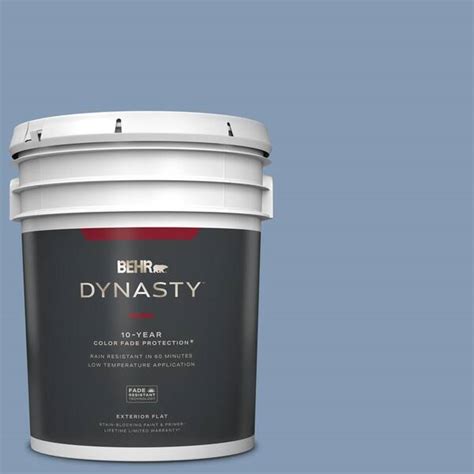 Behr Dynasty 5 Gal Mq5 51 Mystery Flat Exterior Stain Blocking Paint