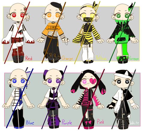 Visual Kei Outfit Adopts Closed Tysm By Nuggiez On Deviantart
