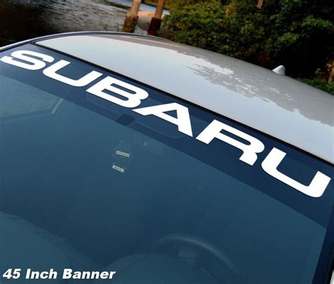 Subaru Windshield Vinyl Decal Sticker Window Decal Graphic Impreza Sti