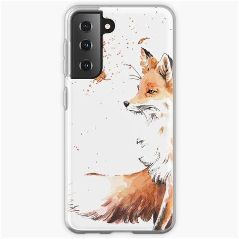 Fox Case And Skin For Samsung Galaxy By Miladin Redbubble