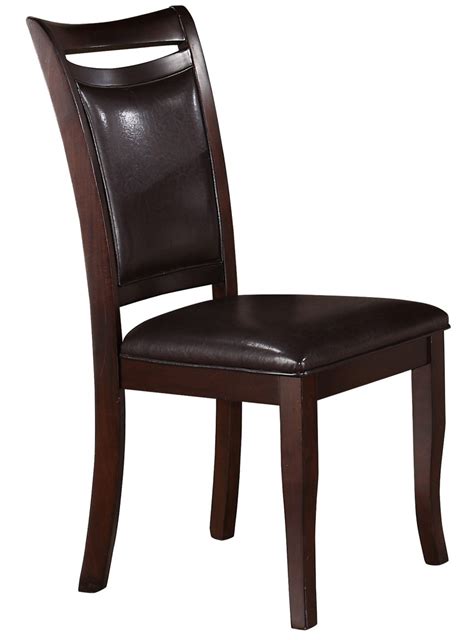 Homelegance Maeve Side Chair In Dark Cherry Set Of 2 2547s By Dining
