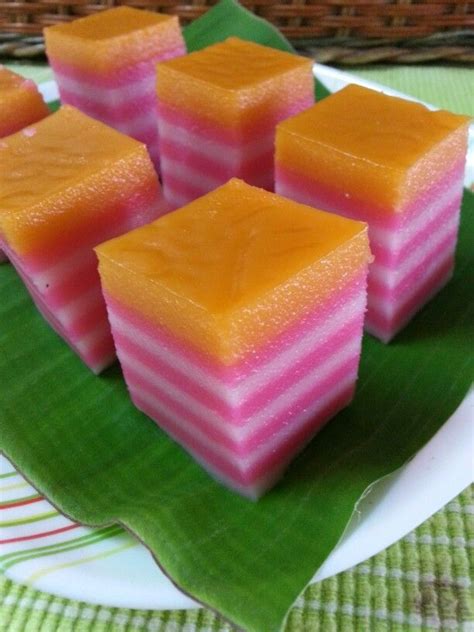 In indonesian lapis means layers. Kuih Lapis Nyonya | Food