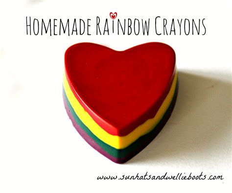 Homemade Rainbow Crayons | Rainbow crayons, Homemade crayons, Craft activities for kids