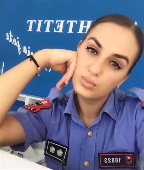 meet the most beautiful police women of albania