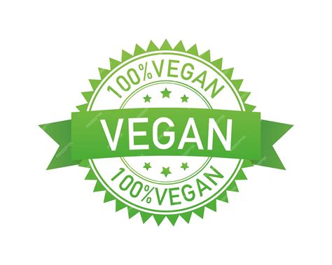 Premium Vector Vegan Emblem Vegan Great Design For Any Purposes Logo